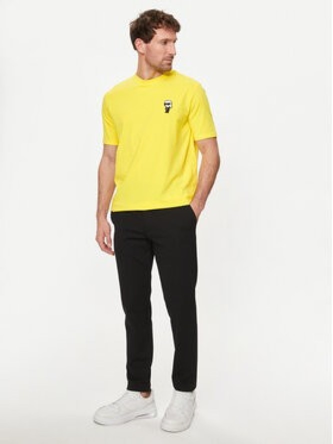 KARL LAGERFELD T-Shirt 755027 542221 Żółty Regular Fit