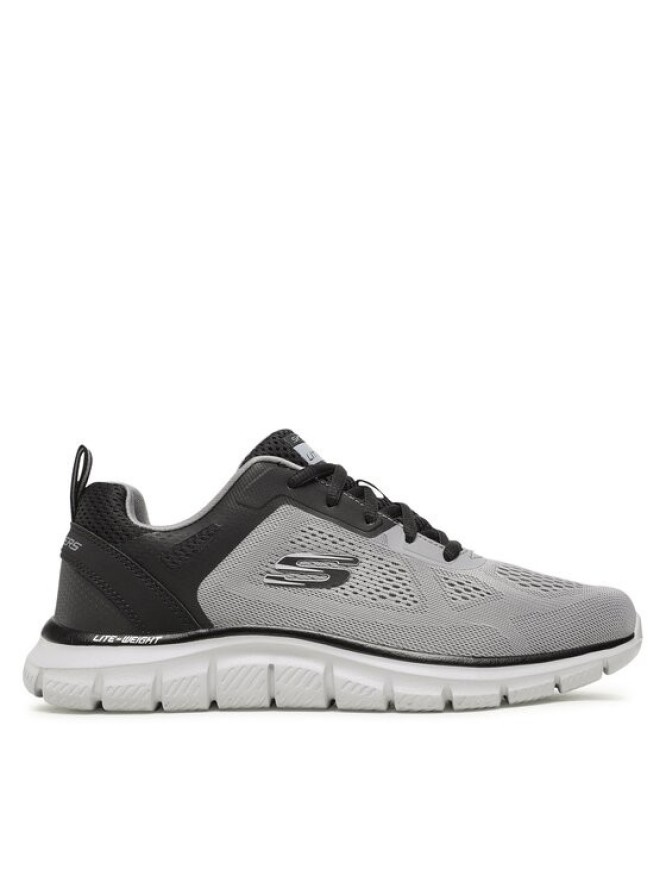 Skechers Sneakersy Track Broader 232698/GYBK Szary