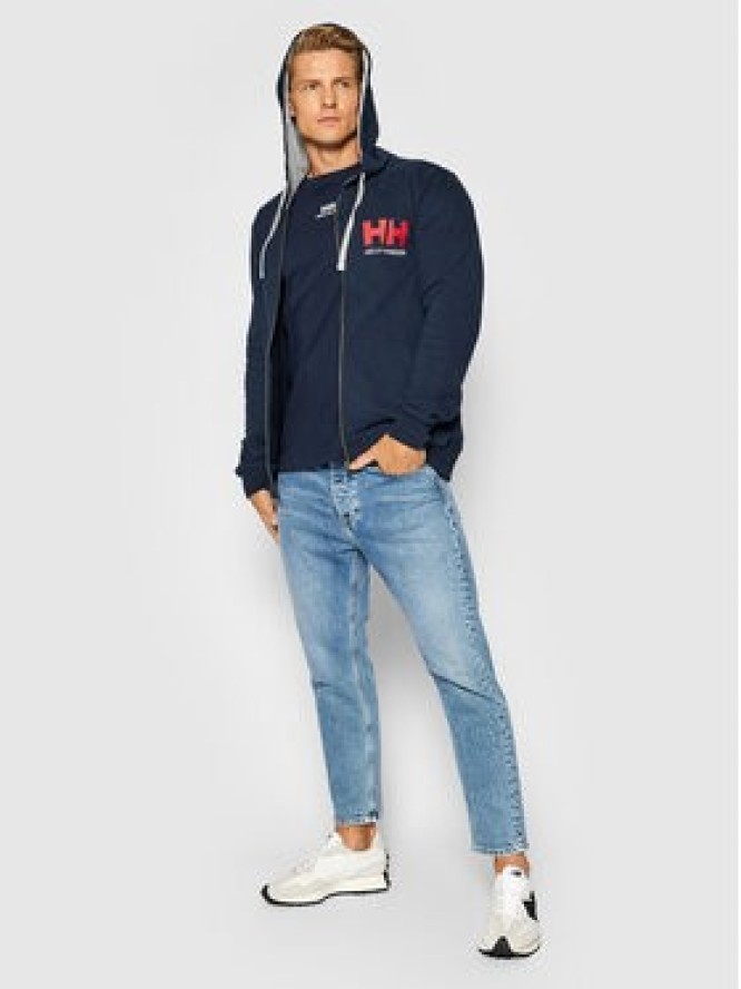 Helly Hansen Bluza Logo 34163 Granatowy Regular Fit