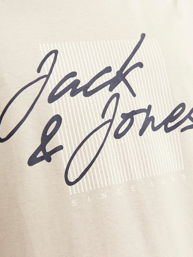 Jack & Jones Koszulka w kolorze beżowym rozmiar: M