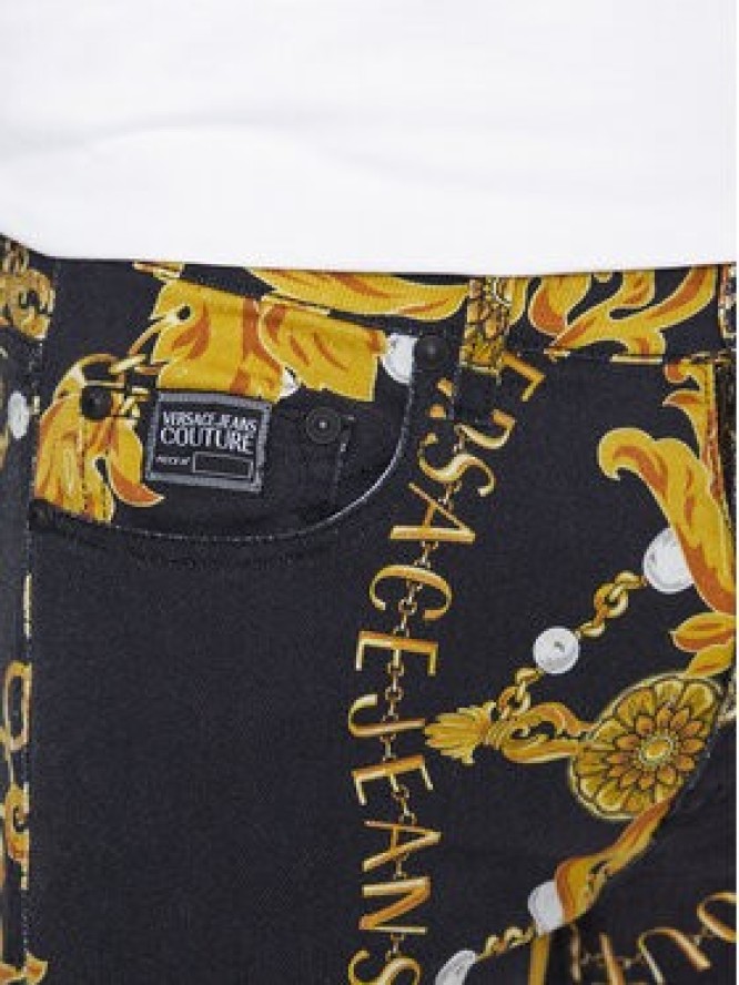 Versace Jeans Couture Jeansy 75GAB5S0 Czarny Slim Fit