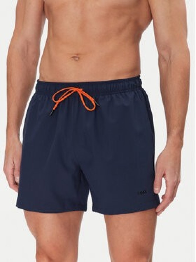 BOSS Szorty kąpielowe Tio 50491601 Granatowy Regular Fit