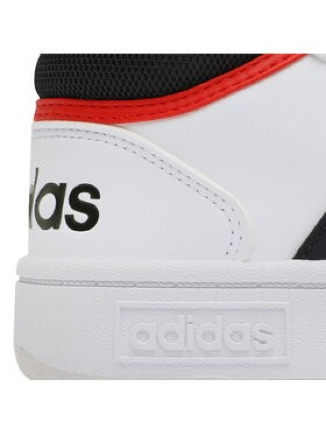 adidas Sneakersy Hoops 3.0 Mid GY5543 Biały