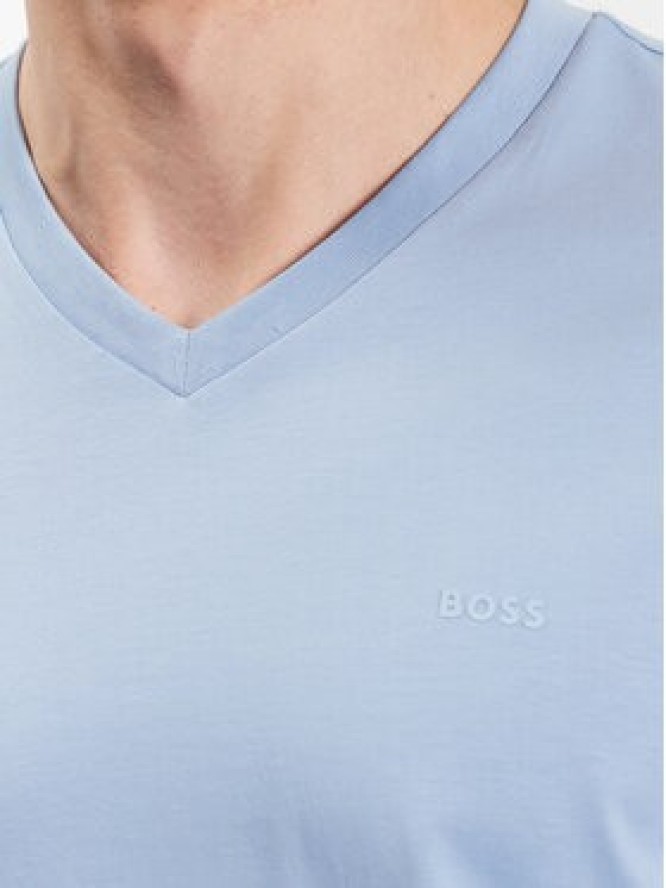 Boss T-Shirt 50468348 Błękitny Regular Fit