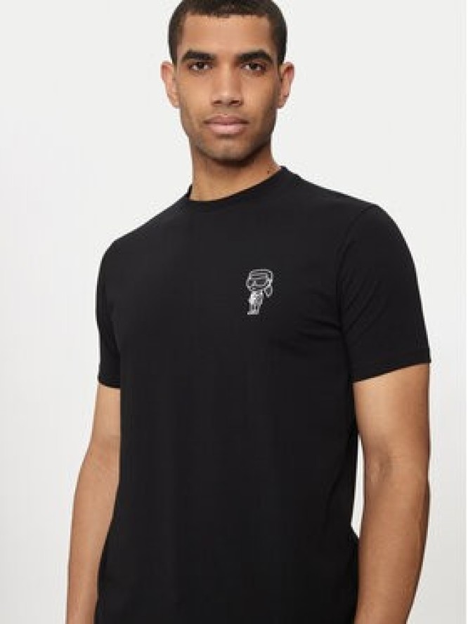 KARL LAGERFELD T-Shirt 755400 Czarny Regular Fit
