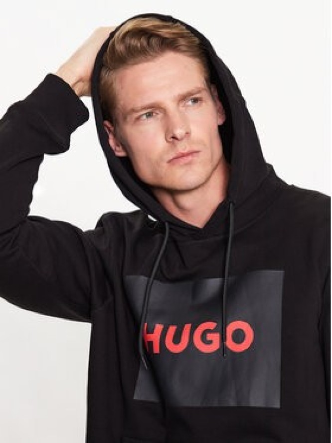 Hugo Bluza 50473168 Czarny Regular Fit