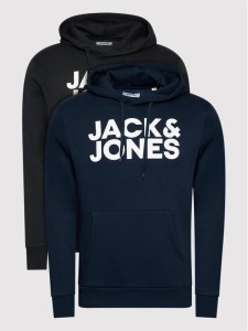 Jack&Jones Komplet 2 bluz Corp 12191761 Kolorowy Regular Fit