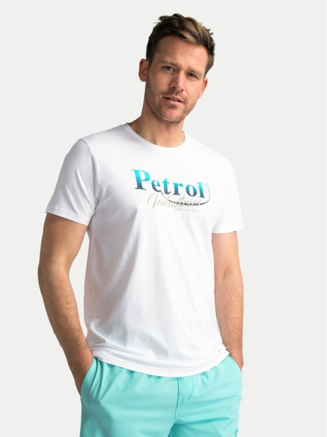 Petrol Industries T-Shirt M-1040-TSR634 Biały Regular Fit