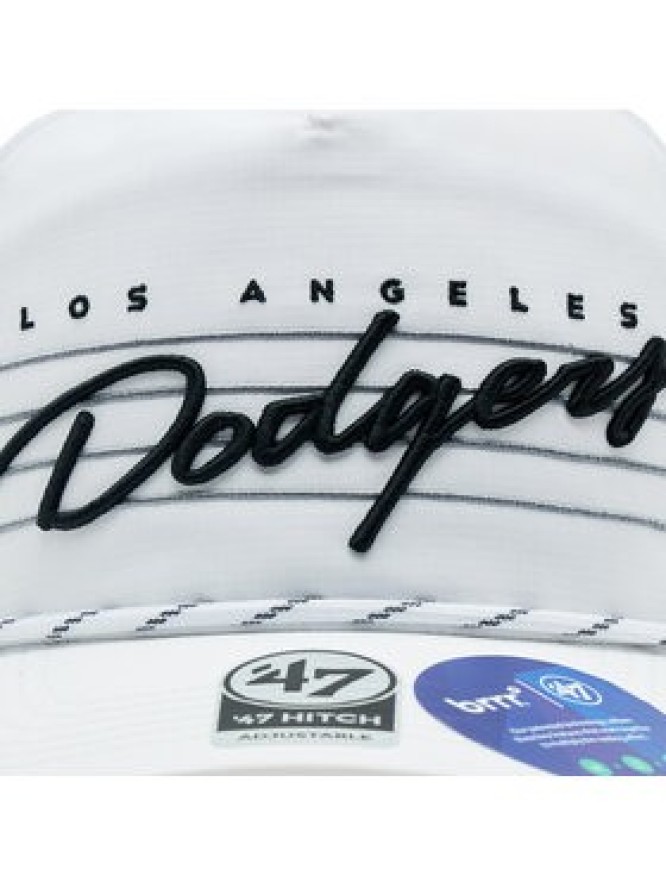 47 Brand Czapka z daszkiem MLB Los Angeles Dodgers Downburst '47 HITCH B-DNBST12BBP-WHA Biały