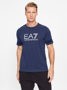 EA7 Emporio Armani T-Shirt 6RPT37 PJ3BZ 1554 Granatowy Regular Fit
