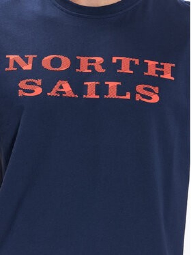 North Sails T-Shirt Graphic 692838 Granatowy Regular Fit