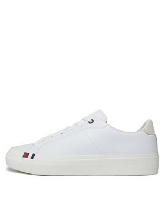 Tommy Hilfiger Sneakersy Thick Vulc Low Premium Lth FM0FM04881 Biały