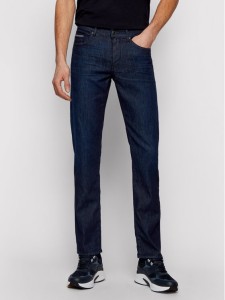 Boss Jeansy Delaware3-1 50449701 Granatowy Slim Fit