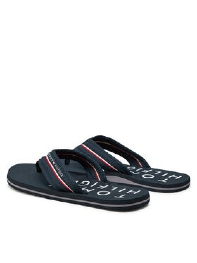 Tommy Hilfiger Japonki Web Beach Sandal FM0FM05340 Granatowy