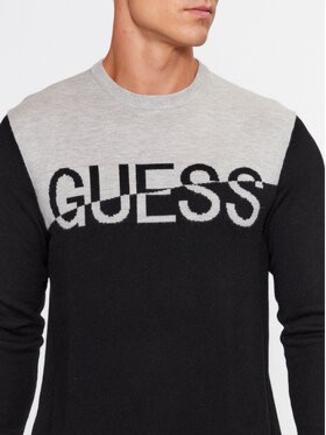 Guess Sweter M3BR09 Z3052 Czarny Regular Fit