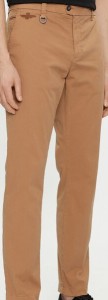 Aeronautica Militare Chinosy 241PA1597CT3293 Brązowy Regular Fit