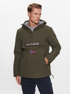 Napapijri Kurtka anorak NP0A4GMD Zielony Regular Fit