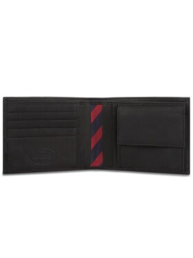 Tommy Hilfiger Duży Portfel Męski Johnson Cc And Coin Pocket AM0AM82565/AM0AM00659 Czarny