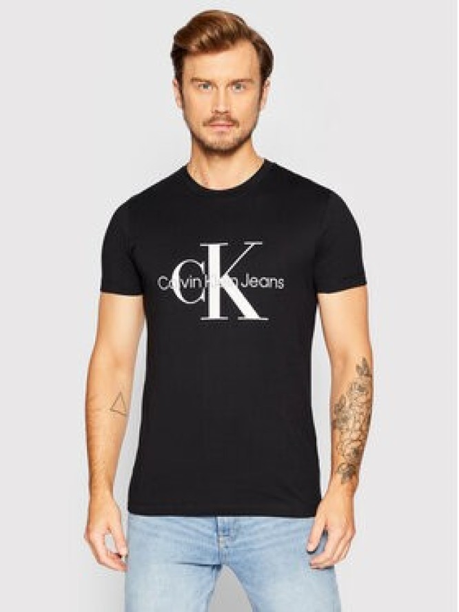 Calvin Klein Jeans T-Shirt J30J320935 Czarny Slim Fit