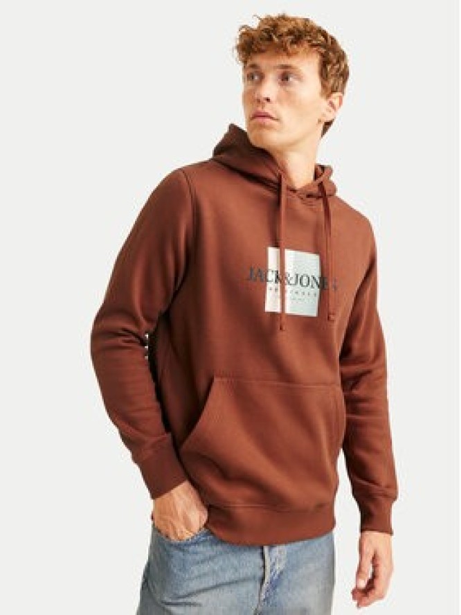 Jack&Jones Bluza 12262513 Brązowy Regular Fit