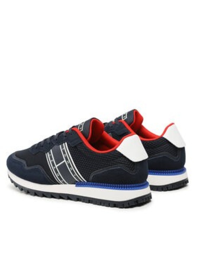 Tommy Jeans Sneakersy Tjm Retro Runner EM0EM01223 Granatowy