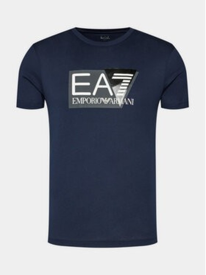 EA7 Emporio Armani T-Shirt 3DPT81 PJM9Z 1554 Granatowy Regular Fit