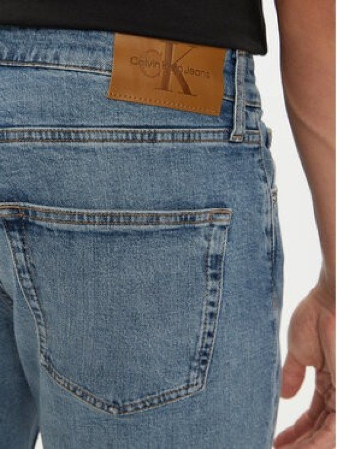 Calvin Klein Jeans Jeansy J30J325998 Niebieski Tapered Fit