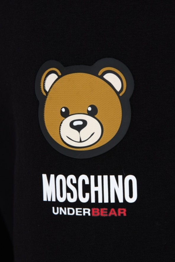 MOSCHINO Czarne spodnie dresowe