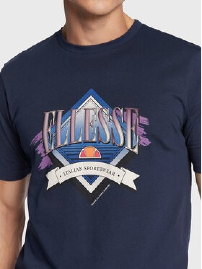 Ellesse T-Shirt Ottanta SHP16246 Granatowy Regular Fit