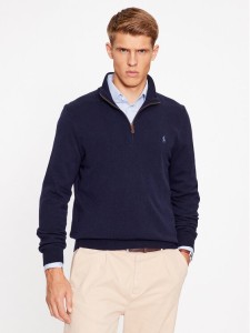 Polo Ralph Lauren Sweter 710876756001 Granatowy Regular Fit