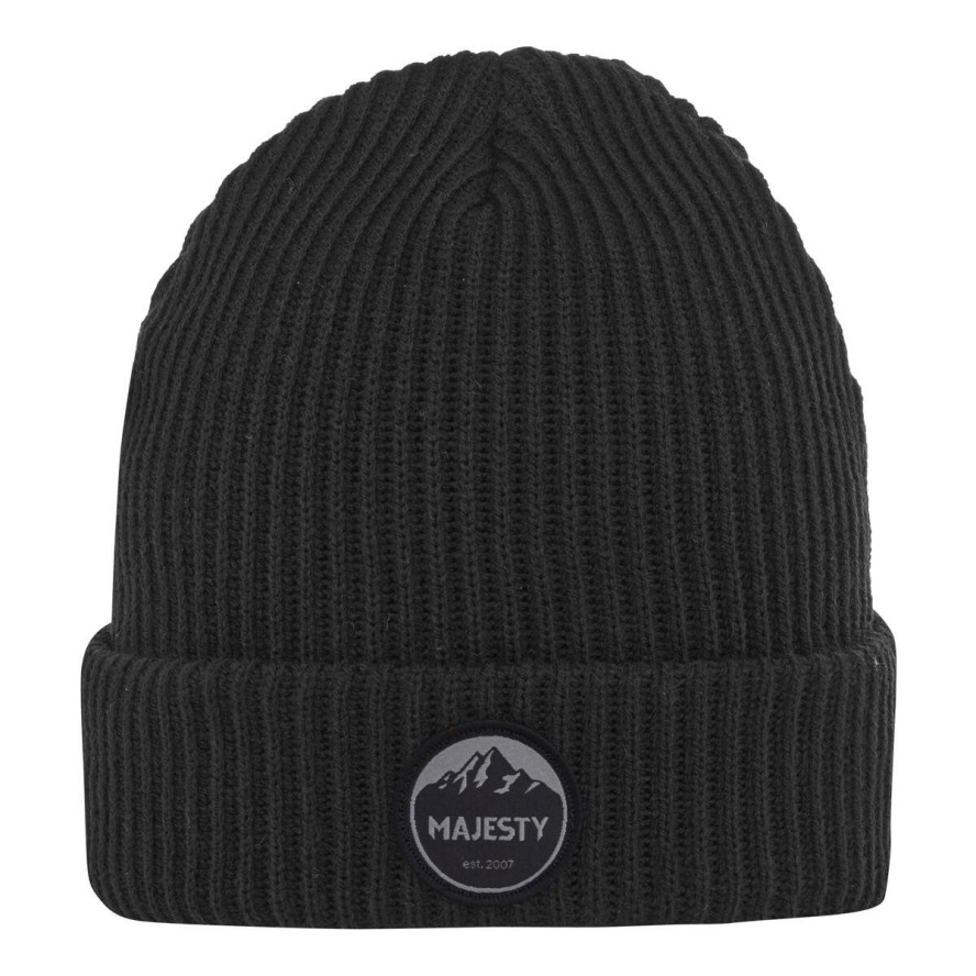 Czapka zimowa ocieplana Majesty Classic Beanie czarna