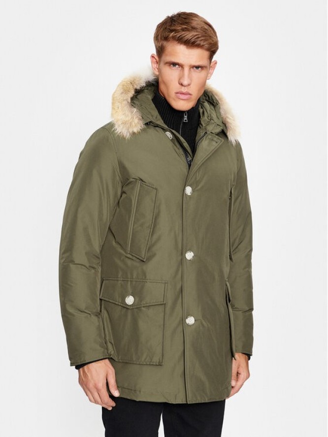 Woolrich Kurtka zimowa Arctic CFWOOU0482MRUT0001 Zielony Regular Fit