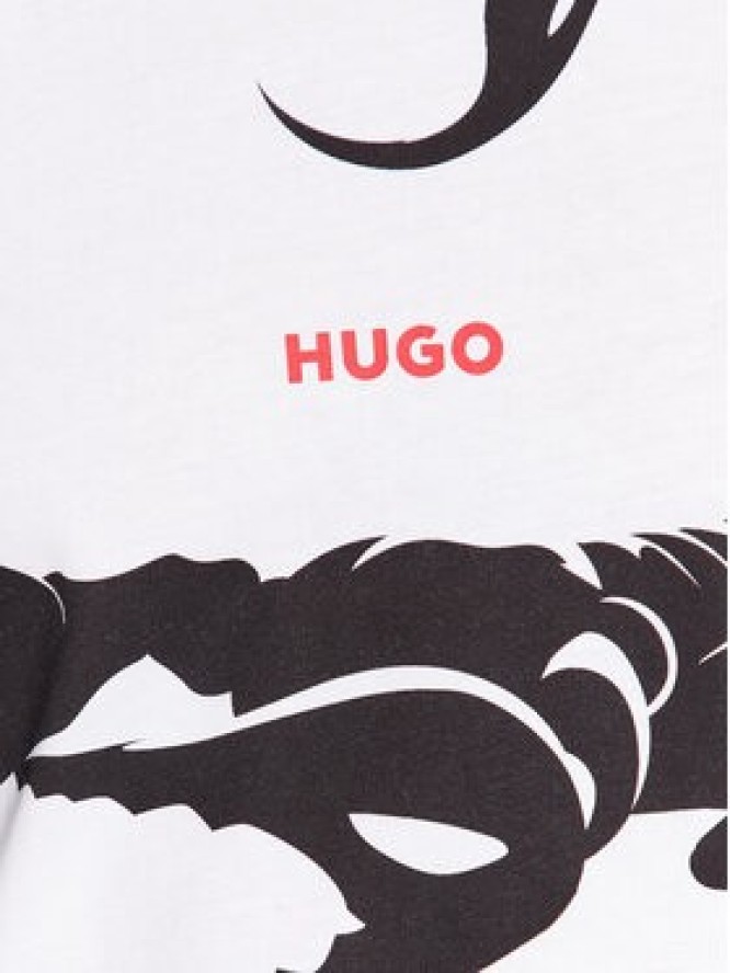 Hugo T-Shirt Darpione 50498196 Biały Regular Fit