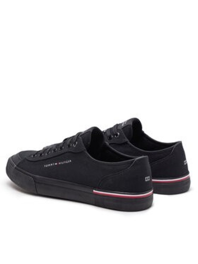 Tommy Hilfiger Tenisówki Corporate Vulc Canvas FM0FM04954 Czarny