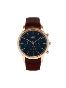 Daniel Wellington Zegarek Iconic Chronograph St Mawes Arctic DW00100639 Brązowy