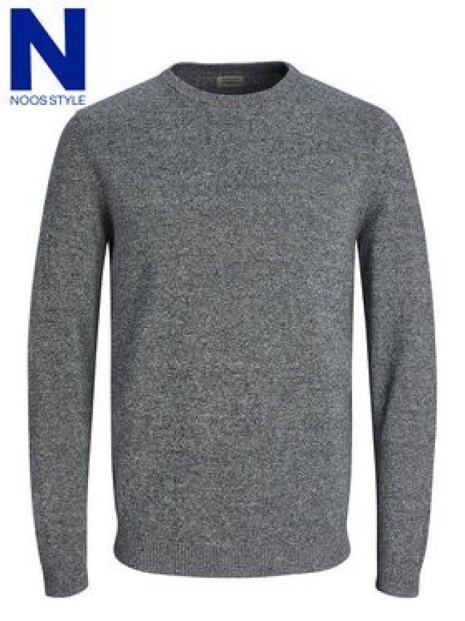 Jack&Jones Sweter Basic 12137190 Szary Regular Fit