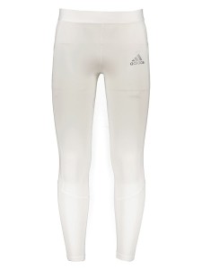 adidas Legginsy sportowe "Techfit" w kolorze białym rozmiar: M