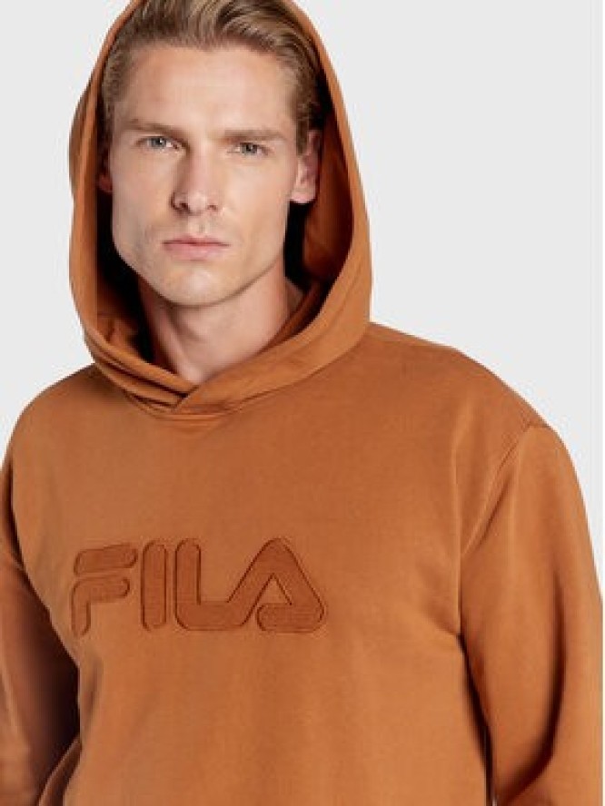 Fila Bluza Bischkek FAM0277 Brązowy Regular Fit