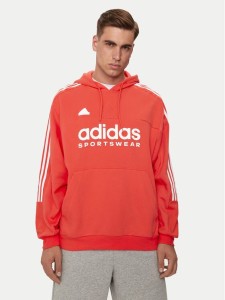 adidas Bluza House of Tiro IV8123 Pomarańczowy Loose Fit