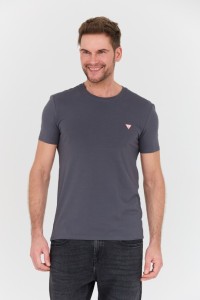 GUESS Grafitowy t-shirt Core Tee Str