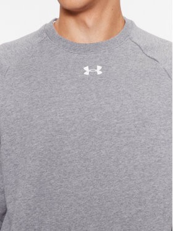 Under Armour Bluza Ua Rival Fleece Crew 1379755 Szary Loose Fit