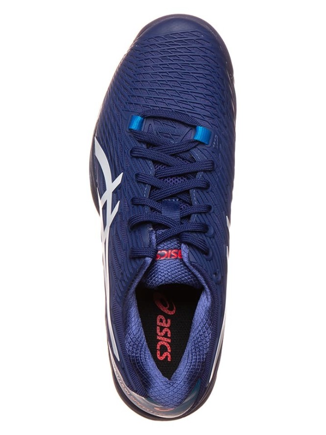 asics Buty "Solution Speed FF 2" w kolorze granatowym do tenisa rozmiar: 39,5