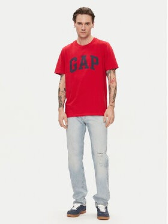 Gap T-Shirt 856659-05 Czerwony Regular Fit