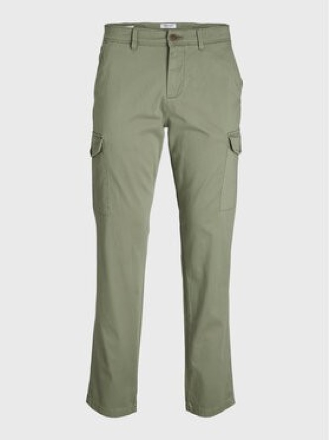 Jack&Jones Spodnie materiałowe Ollie 12224001 Zielony Regular Fit
