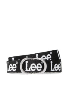 Lee Pasek Męski Logo Belt LA782001 112144678 Czarny