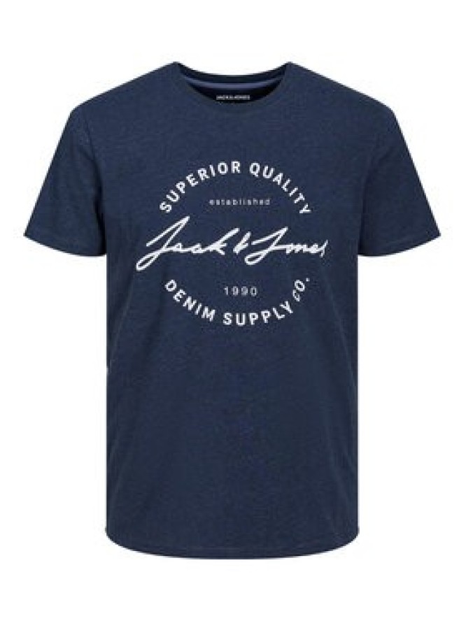 Jack&Jones T-Shirt Jace 12222037 Granatowy Regular Fit