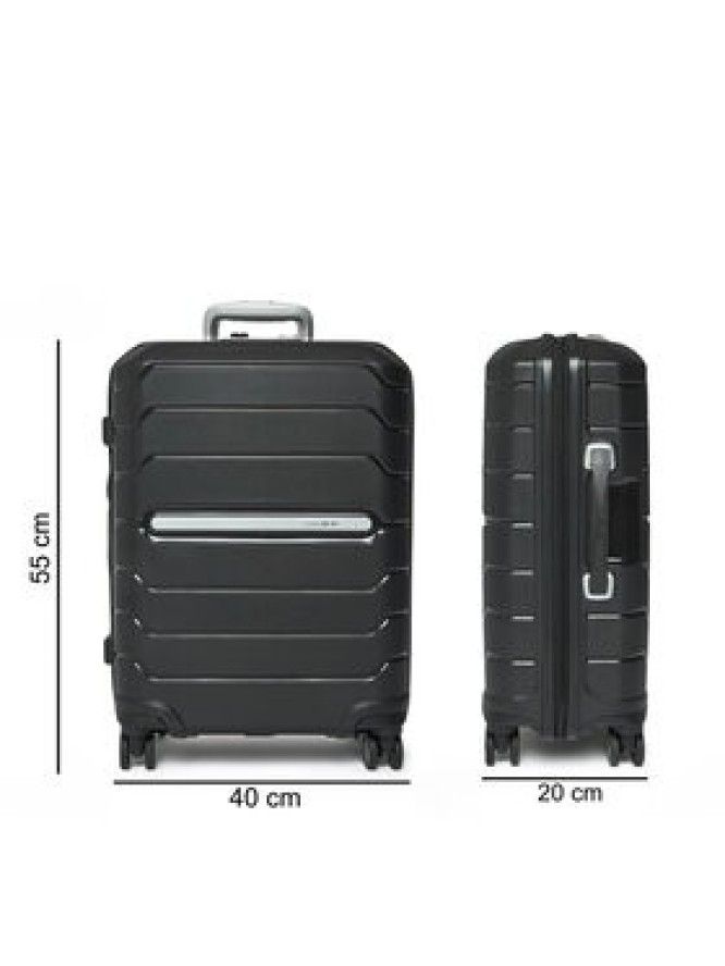 Samsonite Walizka kabinowa Flux 88537 1041 1INU Czarny