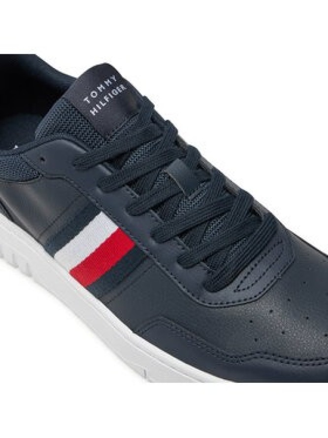 Tommy Hilfiger Sneakersy Th Basket Core Lite FM0FM05116 Granatowy