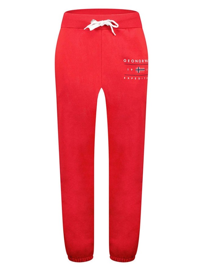 Geographical Norway Spodnie dresowe "Mezolo" w kolorze czerwonym rozmiar: S