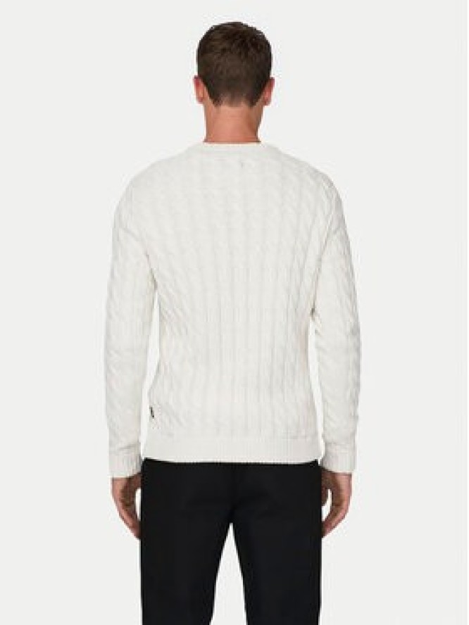 Only & Sons Sweter 22026504 Écru Regular Fit